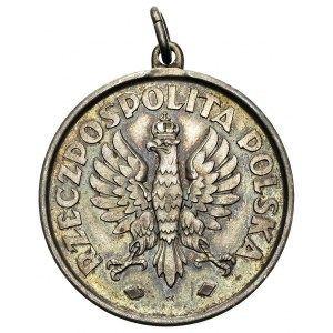 Medal 3-go Maja 1925, numer 1636, srebro, 33 mm, brak w...