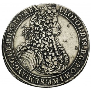 Leopold I 1657-1705, talar 1695, Brzeg, Aw: Popiersie c...
