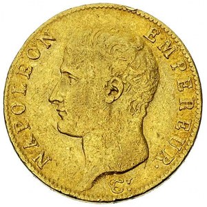 20 franków AN 13 (1804/1805)A, Paryż, Fr. 487, złoto 6....