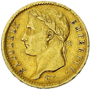 20 franków1810 K, Bordeaux, Fr. 509, złoto 6.41 g, bard...