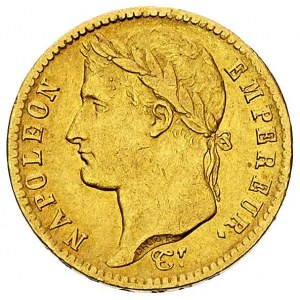 20 franków 1813 A, Paryż, Fr. 513, złoto 6.41 g