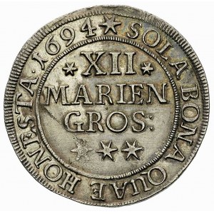 Ernest August 1679- 1698, 12 groszy maryjnych (1/2 guld...
