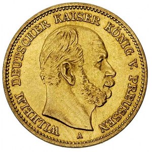 Wilhelm I 1861-1888, 5 marek 1878 A, Berlin, J. 244 A, ...