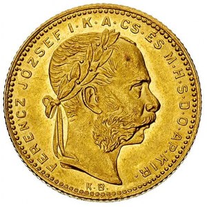 20 franków = 8 forintów 1880 KB, Krzemnica, Fr. 242, zł...