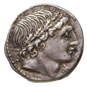 L. Memmius 109-108 r. pne, denar, Aw: Głowa w wieńcu dę...