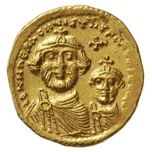 Herakliusz  610-641, solidus, Konstantynopol, Aw: Popie...