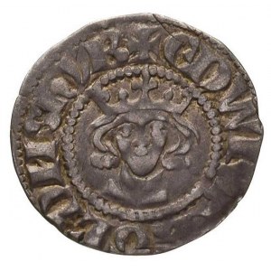 Edward I 1272-1307, denar, mennica York, Aw: Głowa na w...