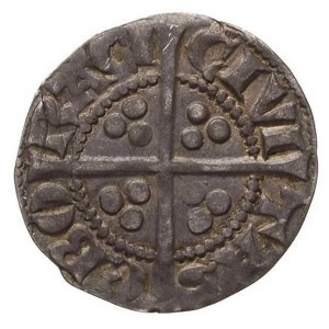 Edward I 1272-1307, denar, mennica York, Aw: Głowa na w...