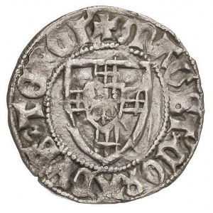 Konrad von Jungingen 1393-1407, szeląg. Aw: Tarcza wiel...