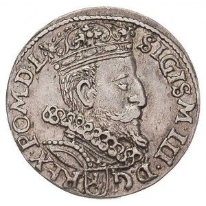 trojak 1601, Kraków, odmiana z popiersiem króla w prawo