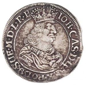 ort 1662, Elbląg, Bahr. 9495, T. 8, moneta wybita lekko...