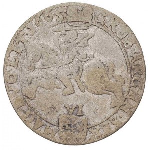 zestaw monet: szóstaki 1665 i 1666, Wilno, Ivanauskas 1...