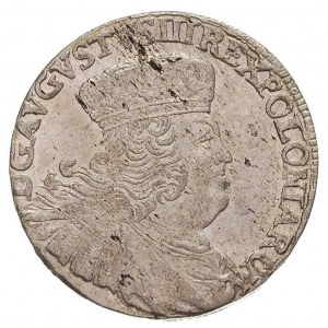dwuzłotówka (8 groszy) 1753, odmiana z małymi literami ...