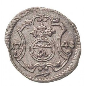 halerz 1748, Drezno, Merseb. 1765