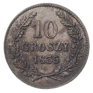 10 groszy 1835, Wiedeń, Plage 295, bardzo ładnie zachow...