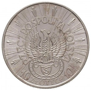 10 złotych 1934, Warszawa, Józef Piłsudski - Orzeł Strz...