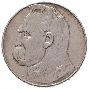 10 złotych 1938, Warszawa, Józef Piłsudski, Parchimowic...