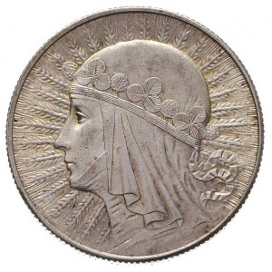 5 złotych 1932, Anglia, Głowa Kobiety, Parchimowicz 116...