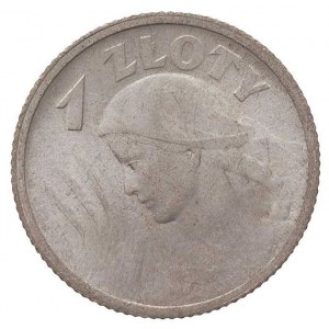 1 złoty 1924, Paryż, Parchimowicz 107 a, ładnie zachowa...