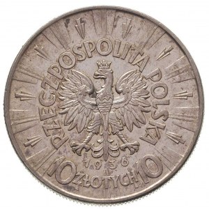 zestaw monet srebrnych: 10 złotych 1932, Anglia, Głowa ...