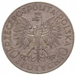 zestaw monet srebrnych: 10 złotych 1932, Anglia, Głowa ...
