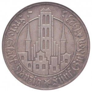 5 guldenów 1923 Utrecht, Kościół Marii Panny, Parchimow...