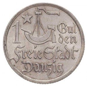 1 gulden 1923, Utrecht, Koga, Parchimowicz 61, ładny eg...