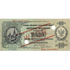 10.000.000 marek polskich 20.11.1923, seria A 123456, A...