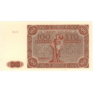 100 złotych 15.07.1947, seria G, Miłczak 131b