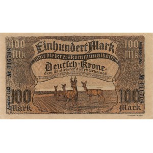 Wałcz (Deutsche Krone), 50 i 100 marek 1922, Müller 985...