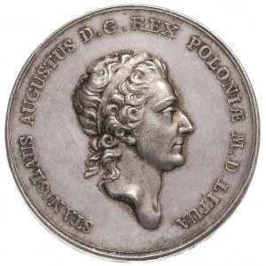 założenie Szkoły Rycerskiej w Warszawie 1766- medal aut...