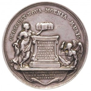 utworzenie Szkoły Rycerskiej w Legnicy w 1735 r- medal ...