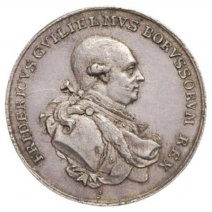 Fryderyk Wilhelm -medal z okazji hołdu Śląska 1786, Aw:...