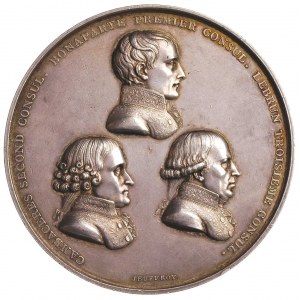 medal autorstwa Jeuffroy wybity z okazji zawarcia pokoj...