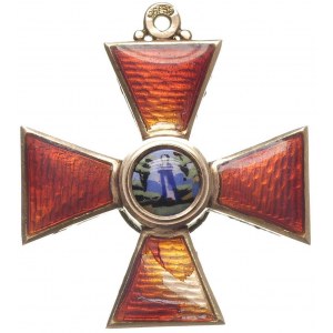 Order Świętej Anny, krzyż III klasy, złoto 6.20 g, niek...