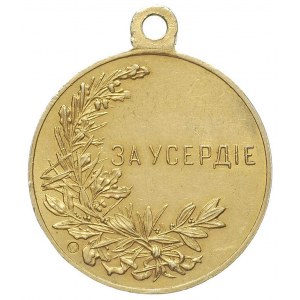 medal (Za Gorliwość), złoto, 28 mm, 18.81 g, na stronie...