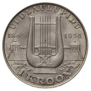 1 korona 1933, moneta wybita z okazji 10-tego Festiwalu...