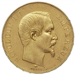 50 franków 1857 A, Paryż, Fr. 571, złoto 16.12 g
