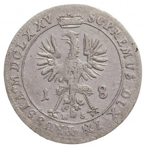 ort 1675, Królewiec, data cyframi rzymskimi, Neumann 11...