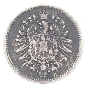 Wilhelm I 1861-1888, 20 fenigów 1873 / E, Drezno, J. 3,...