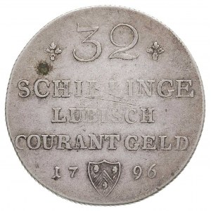 32 szylingi 1796, Lubeka, Dav. 2943