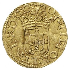 Jan III 1521-1557, cruzado bez daty, Lizbona, Aw: Krzyż...