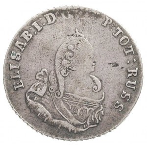 18 groszy 1759, Królewiec, Aw: Popiersie w prawo i napi...