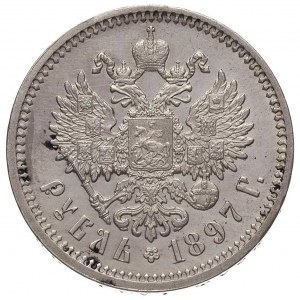 rubel 1897, Petersburg, Kazakow 76, Bitkin 41
