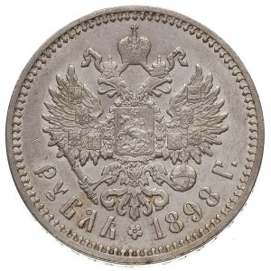 rubel 1898, Petersburg, Kazakow 114, Bitkin 43