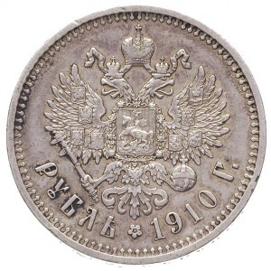 rubel 1910, Petersburg, Kazakow 378, Bitkin 64, patyna