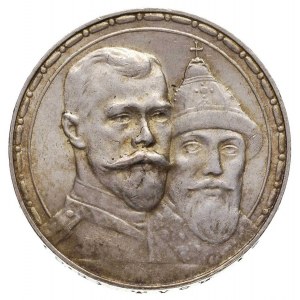 rubel pamiątkowy 1913, 300-lecie Romanowów, Petersburg,...