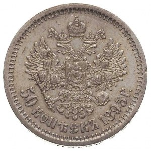 50 kopiejek 1895, Petersburg, Kazakow 11, Bitkin 71