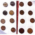 kolekcja 76 monet miedzianych 1/2, 1, 2, 3 i 5 kopiejek...