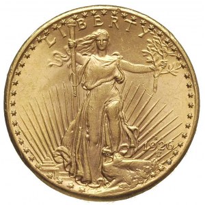 20 dolarów 1926/S, San Francisco, Fr. 186, złoto 33.42 ...